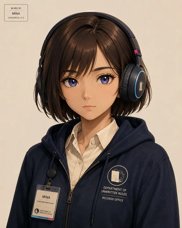 Mina Aoki in her Department hoodie and signature over-ear headphones